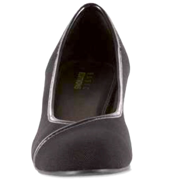 BASIC EDITION earlena women’s dress/casual shoes  2in wedge black size 5 NWT - Picture 10 of 12